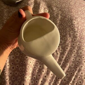 White Ceramic Netipot